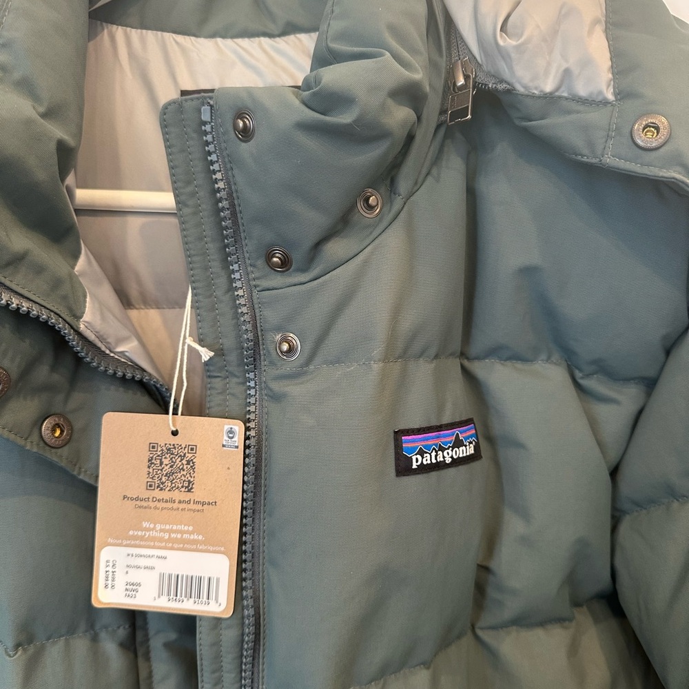Patagonia Green Puffer Jacket